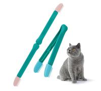 SUPVOX 2 Pettine per Pulizia Occhi Rimuove Macchie Lacrimali e Spazzole Leggere per Accessori Pratici per La Animali Domestici