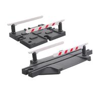 SUPVOX 2 pezzi Accessori per Binari Ferroviari in Plastica Barriere di Sicurezza per Passaggi Kit di Espansione per Tracciato Trenino Facile Installazione e Compatibilità