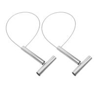 SUPVOX 2 Pezzi Acchiappa-Maiali in Metallo Meccanismo Autobloccante Filo D’Acciaio per Cattura Maiali Resistente e Sicuro Supporto Multifunzionale per Trattamenti e Diagnosi su Suini