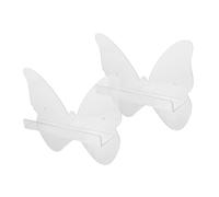 SUPVOX 2 Pezzi Acrilico Trasparente per Vinili Espositore Salvaspazio per Album e Cd Facile senza Trapano per Decorare e Tua Collezione Dischi