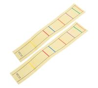 SUPVOX 2 Pezzi Adesivi di Posizionamento per Violoncello 4/4, Set da 2 Etichette Rimovibili in Pvc Trasparente per Tastiera, Accessori per Esercizi di Diteggiatura e Apprendimento
