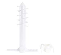 SUPVOX 2 Pezzi Ancora per Ombrellone Spiaggia in ABS Ombrellone su o Terreno Sciolto Accessorio Antivento per Campeggio e Base Stabile e Resistente