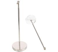 SUPVOX 2 Pezzi Asta per Bandiera in Metallo con Base Stabile per Scrivania, Supporto per Piccole Bandiere da Tavolo per Decorazione da Ufficio e Giochi