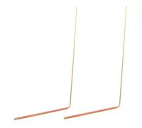 SUPVOX 2 pezzi Bacchette da Rabdomante in Rame per Interpretazione Acqua e Ricerca Tesori Alta Precisione per Caccia Fantasmi e Localizzazione Oggetti Sepolti Strumenti Portatili