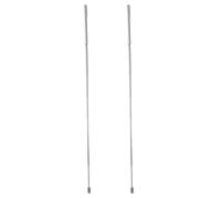 SUPVOX 2 pezzi Bacchette Radiestesia in Acciaio Resistente Retrattili Bastoni per Rilevamento Minerali Acqua e Tesori Strumenti Geobiologia e Feng Shui Portatili