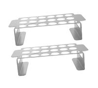 SUPVOX 2 Pezzi BBQ in Acciaio Inossidabile con Supporto Jalapeno Antiadherente per Peperoncini Ripieni Accessori Portatili per Barbecue Esterno