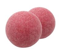 SUPVOX 2 Pezzi Biliardino satinato pallone da calcio balilla mini palloni da gioco di calcio Palla da gioco da tavolo per biliardino palline di ricambio per biliardino resina rosso
