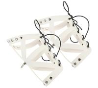 SUPVOX 2 Pezzi Braccialetti da Polso in Pelle Punk Cosplay Protezioni per le Braccia Vintage per Costumi Gotici e Rievocazioni Storiche Accessori Moda Maschile per Uso Quotidiano e