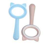 SUPVOX 2 Pezzi Cani con depilazione spazzola per lo sposo del cane pettine per la depilazione degli animali domestici Strumento di toelettatura per animali domestici Deshedding Pet Comb