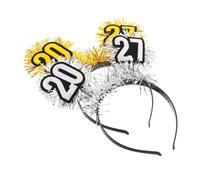 SUPVOX 2 Pezzi Cerchietto Numerico 2027 in Plastica per Feste di Capodanno | Ragazze e Donne, Riutilizzabile e Confortevole per Tutta, Delicata Brillantezza per Foto