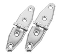 SUPVOX 2 Pezzi Cerniere in Acciaio Resistenti per Hatch Barca Cerniere per Porte e Portelli Accessori Nautici Anticorrosione per Yacht e Camper