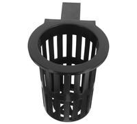 SUPVOX 2 Pezzi Cesto Idroponico Nero in Plastica per Piante Acquatiche | Hook 20-40mm, Fori per Flusso Acqua, Montaggio a Parete, Uso Indoor e Outdoor, Patate Dolci