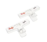 SUPVOX 2 Pezzi Clip per Spartiti Pianoforte in Acrilico Trasparente con Motivo Cartoon Fermalibri Antiscivolo per Pianoforte Violino e Guzheng Clip Musicali Resistenti per Lettura Chiara