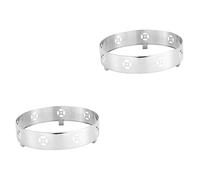 SUPVOX 2 Pezzi Copertura Per Stufa A Isolamento Cerchio Per Stufa Copertura Antivento Per Stufa A Gas