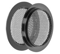 SUPVOX 2 pezzi Copriforo per Chitarra Dobro in Metallo Nero Cover per Buco Suono Leggero e Durevole Facile da Installare Adatto Chitarre Resonator e Dobro