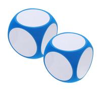 SUPVOX 2 Pezzi Dadi di Schiuma Cancellabili 10cm, Cubo Riutilizzabile | Aula, Insegnamento Matematico, Pensiero Critico, Superficie Scrivibile, Confezione Singola