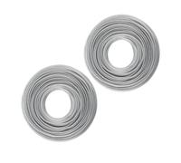 SUPVOX 2 Pezzi Filo per Decespugliatore in Acciaio Dentato 32,8 Piedi, 2