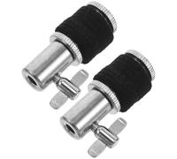 SUPVOX 2 Pezzi Frizione Hi-hat in Metallo per Batteria Jazz e Rock Bloccaggio Sicuro, Accessorio per Piatti Charleston, Supporto Stabile per Set Studio e Performance Live