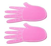SUPVOX 2 Pezzi Mani in Schiuma Gigante Rosa per Cheerleading, Accessori per Eventi Sportivi e Sostegno di Squadra, Oggetti di Scena per Feste Scolastiche e Supporto Fan
