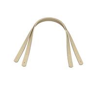 SUPVOX 2 Pezzi Manici Per Borse in Pelle Pu Con Rivetti, 60cm Tracolla Di Ricambio Per Borsette, Accessori Fai-Da-Te Per Donna, Beige