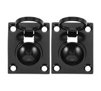 SUPVOX 2 Pezzi Maniglie ad Anello Incassate in Acciaio Inossidabile Maniglia Scomparsa Quadrata per Gavone Barca Maniglia Resistente per Pannelli di Coperta e Sportelli Yacht