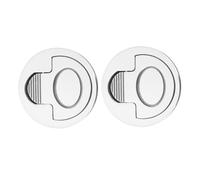 SUPVOX 2 Pezzi Maniglie Scomparsa per Boccaporto in Acciaio Resistente con Anello di Trazione Incassato per Portelli e Coperture di Yacht e Camper Facili da Installare