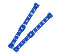 SUPVOX 2 Pezzi marcatore della barra sostituzione punteggio contatore segnapunti calcio balilla punto per indicatore contatore segnapunti mini tabellone segnapunti pp Blue