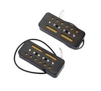 SUPVOX 2 Pezzi Pickup sapone accessori per chitarra pick-up della saponetta pickup bobina singola Pickup per chitarra pickup single coil per basso Black