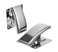 SUPVOX 2 Pezzi Pinza Pesce in Acciaio Resistente con Molla Alta Resistenza Morsetto Coda di Pesce per Pulizia Filettatura e Tavolo da Pesca Strumento Portatile Antiscivolo per