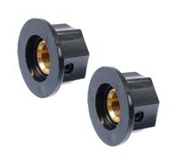 SUPVOX 2 pezzi Pomelli per Potenziometro Chitarra e Basso in Regolabili con Viti Manopole Lucide per Controllo Volume e Accessori Sostitutivi Leggeri e Resistenti