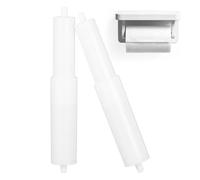SUPVOX 2 Pezzi Portarotolo Carta Igienica Retrattile in Plastica Asta Porta Fazzoletti Semplice per Forniture Bagno, Compatibile Pezzi Standard, Sostituzione Facile per Hotel e Uso