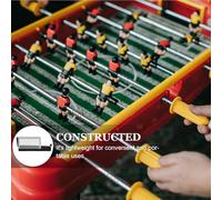 SUPVOX 2 Pezzi Scatola Portapalline per Calcio Balilla in Plastica Resistente Contenitore Rete di Ricambio per Porta da Biliardino Compatibile Accessori per Gioco da Tavolo Famiglia e