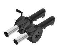 SUPVOX 2 pezzi Soffiatore Manuale per Barbecue con Impugnatura Antiscottatura Ventilatore Portatile per Accendere Carbonella e Braciere per Picnic e Grigliate all Aperto