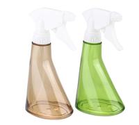 SUPVOX 2 pezzi Spruzzatori Plastica Nebulizzatori per Esterno e Parrucchiere Borracce Ricaricabili Trasparente Chiaro e Dorato Facili da Usare e Leggeri per Innaffiare Piante