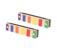 SUPVOX 2 Pezzi Strumento Musicale Per Ragazzo Ragazza in Legno Doppio Ordine Kit Per Imparare a Suonare Piccolo Strumento Per Ragazzo Ragazza