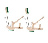 SUPVOX 2 Pezzi Whippen Legno per Pianoforte Ricambio Flangia Azione Strumento Accessori Riparazione Tastiera Qualità per Studio Concerto e Didattica