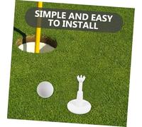 SUPVOX 2 Picchetti Golf Regolabili con Base Stabile Attrezzo Allenamento Posturale per Indoor e Outdoor Leggeri e Compatti per Terreno Duro