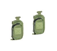 SUPVOX 2 Pz Borsa a Tracolla Borse Per Medicinali All'aperto Zaino a Tracolla Borsa Medica Da Viaggio Porta Attrezzi a Da Esterno Custodia Panno Oxford Green