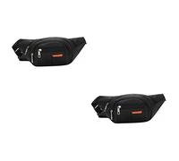 SUPVOX 2 Pz Borsa a Tracolla Titolare Borse Multifunzionale Sacche D'acqua Per L'escursionismo Custodia Per Telefono Impermeabile Portamonete Da Uomo Borsone Impermeabile Black