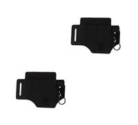 SUPVOX 2 Pz Borsa degli attrezzi cinture militari valigia attrezzi cassettiera attrezzi valigia utensili kit ufficio porta attrezzi multifunzione pelle artificiale Black