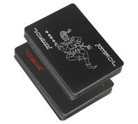 SUPVOX 2 Scatole Carte Da Gioco Impermeabili Gioco Di Poker Per La Festa Carta Giocando Gioco in Famiglia Mazzo Di Carte Giocare Ponte Carte Da Tavolo Giochi Da Tavolo a Casa Plastica