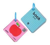 SUPVOX 2 Set Carte Flash Educative per Schede per Praticare Inglese e Sviluppare Competenze Cognitive Dei Didattico per Apprendimento Precoce
