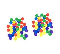 SUPVOX 2 Set Disco Per Insegnamento Per Educazione Infantile Strumento Didattico Portatile Per E Cognizione Dei Colori Sicuro E Resistente 150 Pezzi*2