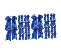 SUPVOX 2 Set Fiocco Da Cheerleader Uniforme Da Cheerleader Regali Di Softball Cheerleader Fermaglio Per Con Fiocco Fiocchi Per Scarpe Da Tifo Blue Stoffa 10 Pezzi * 2