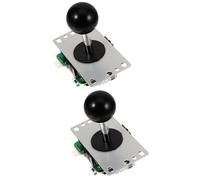 SUPVOX 2 Set Joystick Per Console Di Gioco Arcade Joystick Circuito 5p Per Console Di Gioco Senza Luminoso (nero) Macchine Da Sala Giochi Scheda Di Circuito Black