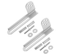 SUPVOX 2 Set Kit di Cerniere per Porta Frigorifero e Congelatore in Acciaio Zincato Argento, Design Preciso e Facile da Sostituire per Riparazioni Rapide