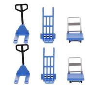 SUPVOX 2 Set Mini Veicoli da Costruzione Mini Piattaforma e Manuale per Modelli Miniature per Scenari Dollhouse con Accessori