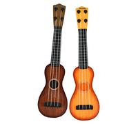 SUPVOX 2 Ukulele per Chitarra Simulata Strumento Musicale Educativo per Ragazzi e Ragazze Design per Stimolare La Creatività e Interesse Musicale Colore Casuale Colore Casuale
