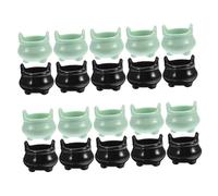 SUPVOX 20 Mini Caldaie Halloween Bulk Piccolo Calderone Mini Decorazioni Halloween Mini Calderone per in Miniatura Calderone Halloween Decorazioni