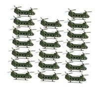 SUPVOX 20 Modellini Elicotteri Militari in Giocattoli per Ragazzi e Ragazze Decorazione Camera e Tavolo Modelli Aeromobili Dettagliati per Stanza Tema